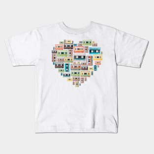 I Heart OG Cassette Tape Music Kids T-Shirt